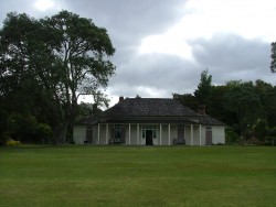 Waitangi House où fut signé le traité entre Maoris et Anglais