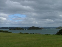 Paysage à la fois marin et champêtre