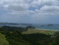 Panorama sur la côte de plus en plus désolée au fur et à mesure qu'on avance vers le Nord.