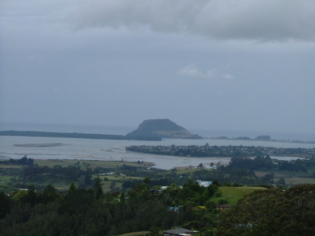 La silhouette reconnaissable du Mont Maunganui