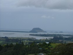 La silhouette reconnaissable du Mont Maunganui