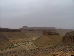 Vue panoramique des canyons