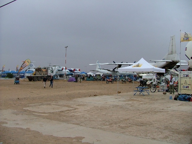 Bivouac du Dakar à Atar