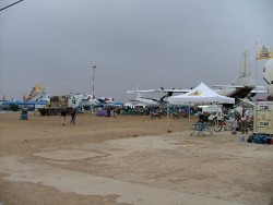 Bivouac du Dakar à Atar