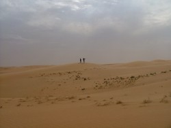 Reconnaissance à pied pour trouver le passage