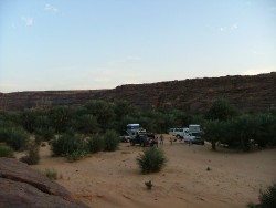 Bivouac idyllique à Matmata